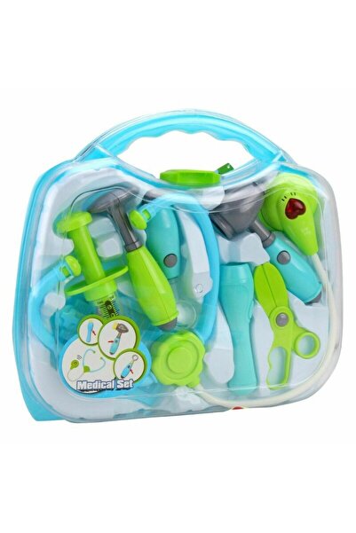 TEGOLE Jucarie trusa doctor, Tegole, In cutie, 8x30x27 cm , 36 luni+, Verde