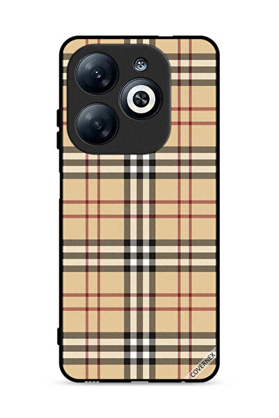 Covernex Infinix Smart 8 4G Protective Case Cover Stripes On Cloth Pattern