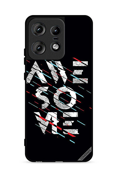 Covernex غطاء حماية لهاتف موتورولا إيدج 50 برو 5G بكلمة خطية رائعة