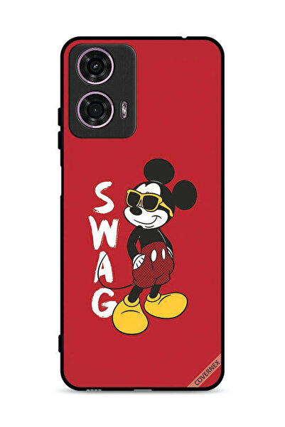 Covernex غطاء حماية لهاتف موتورولا موتو جي 24 4G بتصميم ميكي ماوس من Swag