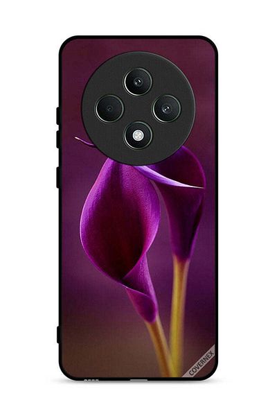Covernex غطاء حماية لهاتف Oppo Reno12 F 4G بنقشة زهرتين جميلتين