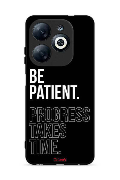 Tolwak غطاء حماية لهاتف Infinix Smart 8 4G كن صبورًا فالتقدم يستغرق وقتًا