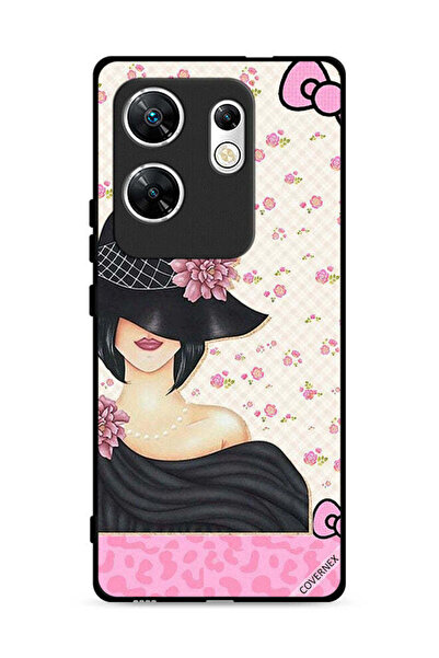 Covernex غطاء حماية لهاتف Infinix Zero 30 4G بتصميم قبعة فتاة