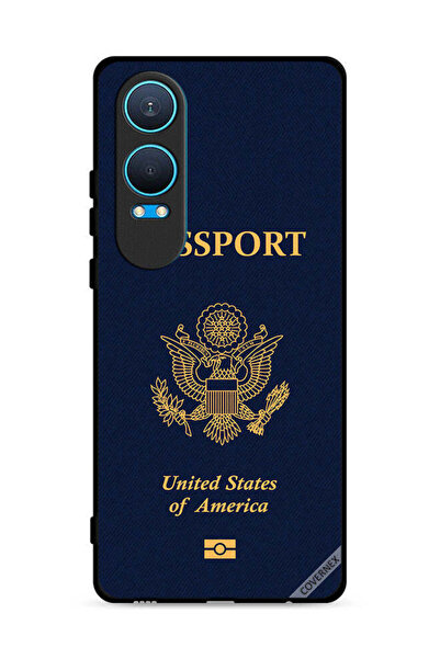 Covernex غطاء حماية لهاتف OnePlus Nord CE4 Lite 5G بنمط جواز السفر الأمريكي