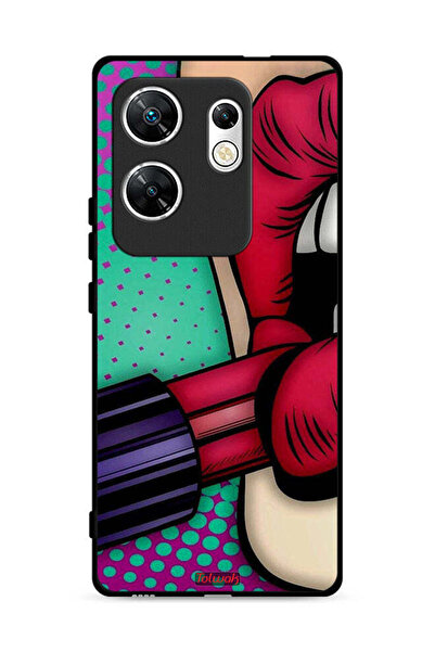 Tolwak غطاء حماية أحمر شفاه لهاتف Infinix Zero 30 4G