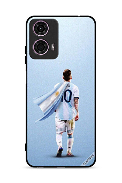 Covernex غطاء حماية لهاتف موتورولا موتو جي 24 4G بطبعة ليو ميسي الرجل الخارق