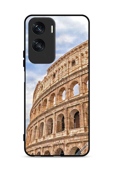 Covernex غطاء حماية لهاتف Honor X50i 5G بتصميم مبنى عتيق