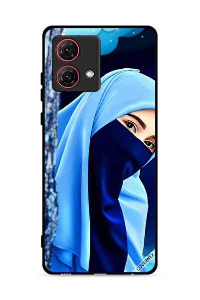 Covernex غطاء حماية لهاتف موتورولا موتو جي 84 5 جي بنقشة فتاة محجبة