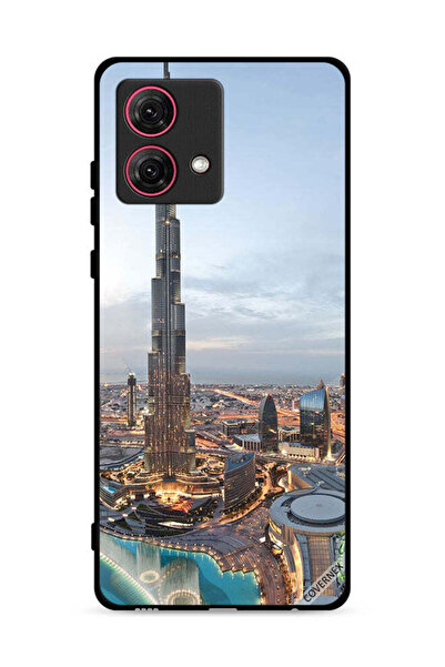 Covernex غطاء حماية لهاتف موتورولا موتو جي 84 5 جي، منظر جميل لوسط مدينة دبي