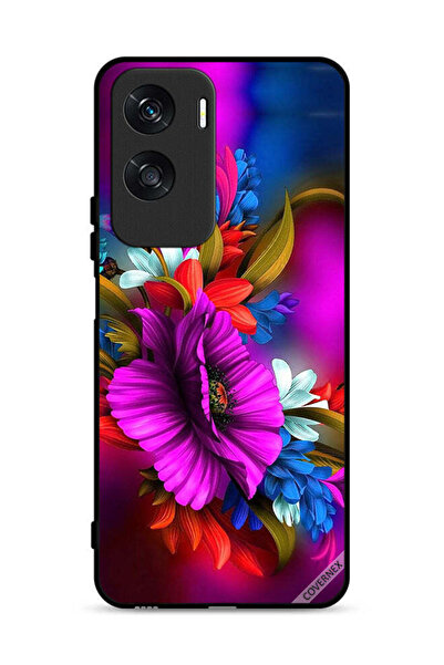 Covernex غطاء حماية لهاتف Honor X50i 5G برسومات زهور عالية الدقة