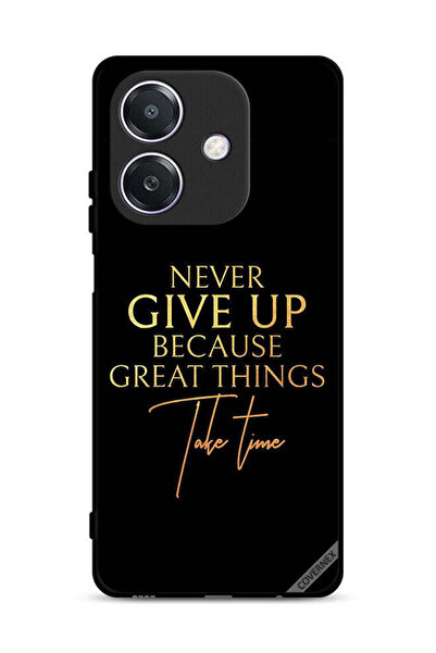 Covernex غطاء حماية لهاتف Oppo A3 5G لا تستسلم أبدًا لأن الأشياء العظيمة تستغ...