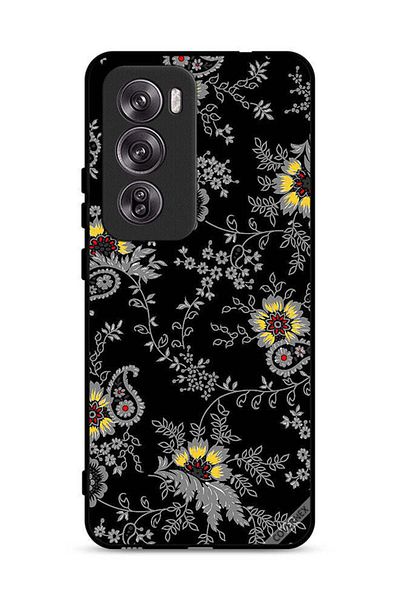 Covernex غطاء حماية لهاتف Oppo Reno12 Pro 5G بخلفية زهور فنية