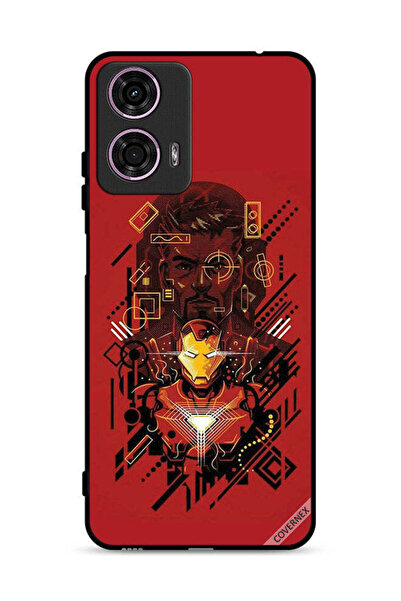 Covernex غطاء حماية لهاتف موتورولا موتو جي 24 4G برسومات الرجل الحديدي