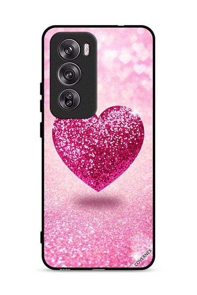 Covernex غطاء حماية لهاتف Oppo Reno12 Pro 5G بنقشة قلب لامعة