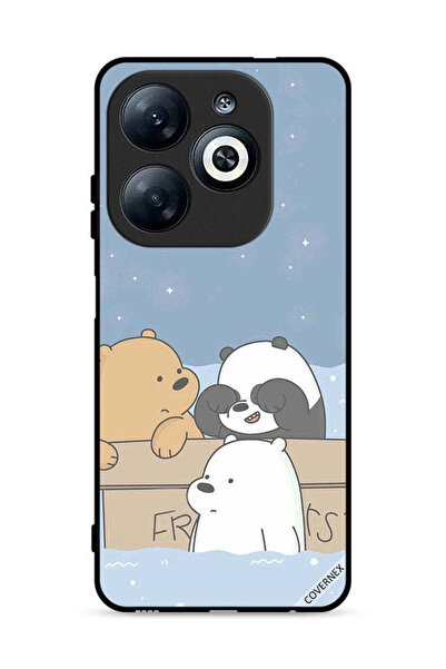 Covernex Infinix Smart 8 4G Protective Case Cover Bear Friends