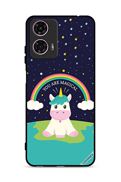 Covernex غطاء حماية لهاتف موتورولا موتو جي 24 4G بتصميم وحيد القرن السحري