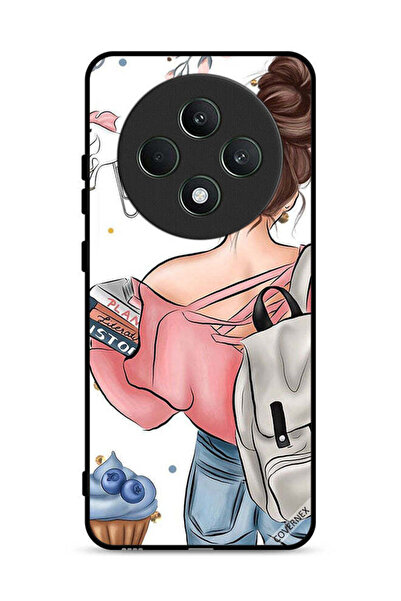 Covernex جراب حماية لهاتف Oppo Reno12 F 5G بتصميم كتاب "يد فتاة"