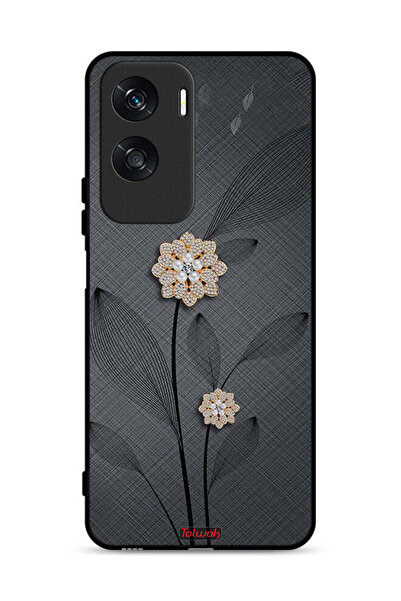 Tolwak غطاء حماية Honor X50i 5G برسومات زهور ماسية