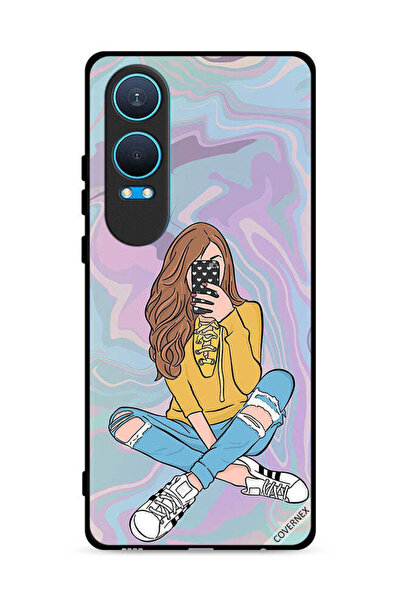 Covernex غطاء حماية لهاتف OnePlus Nord CE4 Lite 5G مع صورة فتاة