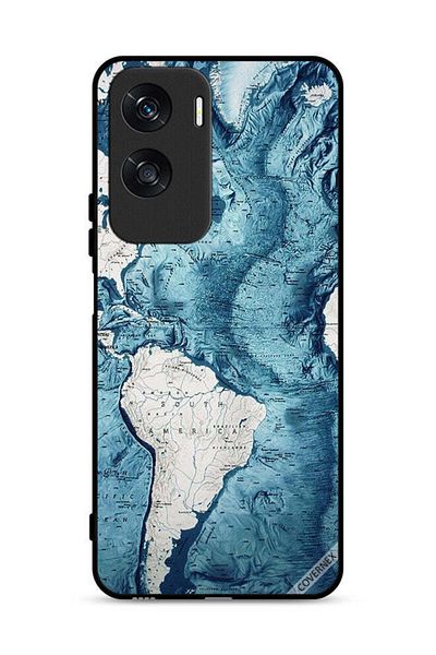 Covernex غطاء حماية لهاتف Honor X50i 5G مع رسمة خريطة