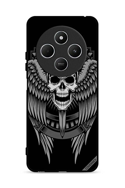 Covernex غطاء حماية لهاتف شاومي ريدمي 14R 5G برسومات جمجمة وأجنحة نسر
