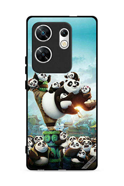 Covernex غطاء حماية لهاتف Infinix Zero 30 4G بطبعة باندا وأطفال