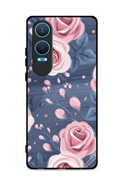 Covernex غطاء حماية لهاتف OnePlus Nord CE4 Lite 5G بنقشة الورود والأوراق