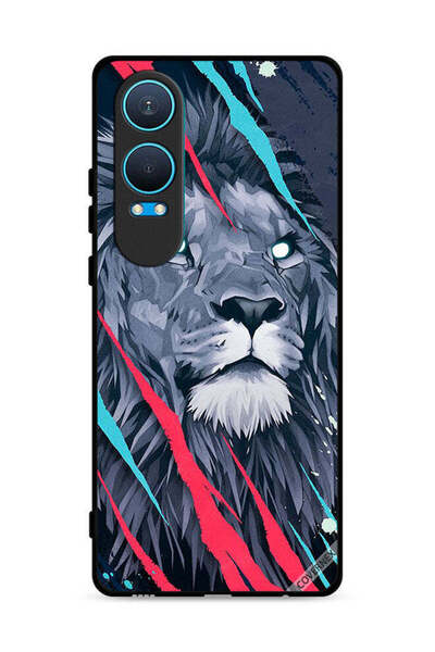 Covernex غطاء حماية لهاتف OnePlus Nord CE4 Lite 5G برسومات الأسد الملك