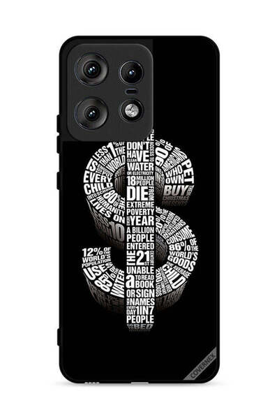 Covernex غطاء حماية لهاتف موتورولا إيدج 50 برو 5G بطبعة دولار الخط