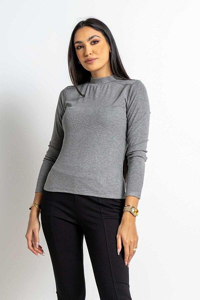 Nichii Women's Long Sleeve Woven Blouse