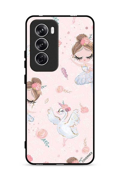 Covernex غطاء حماية Oppo Reno12 5G بتصميم فتاة وزهور