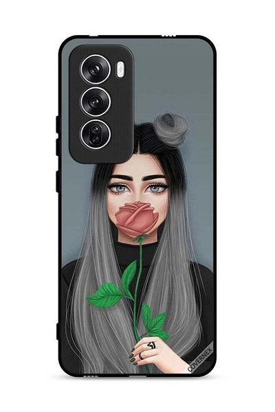Covernex غطاء حماية لهاتف Oppo Reno12 5G برسومات فتاة لطيفة