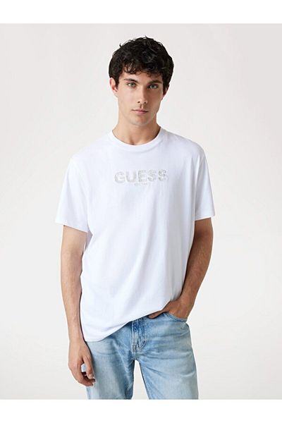Guess Embroid Men's Regular Fit T-Shirt
