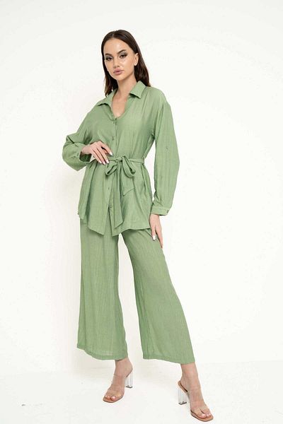 Nichii Women's Wide-Leg Solid Long Pants