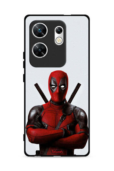 Tolwak غطاء حماية لهاتف Infinix Zero 30 4G بتصميم Deadpool