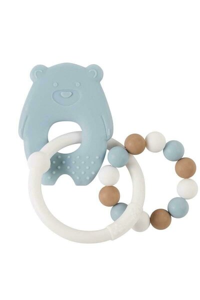 Nattou Teething toy, Nattou, Made of silicone, Can also be used individually as a rattle toy