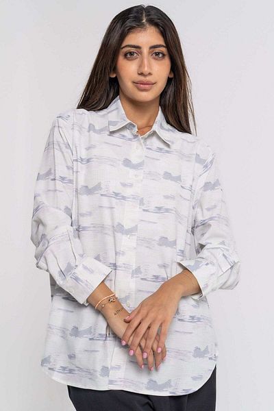 Nichii Women's Long Sleeve Printed Shirt