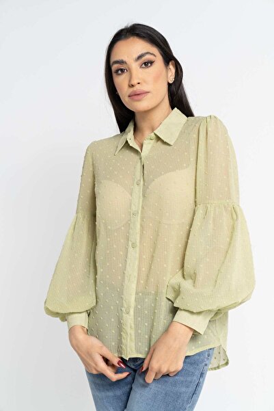 Nichii Embroidered Women's Long Sleeve Shirt