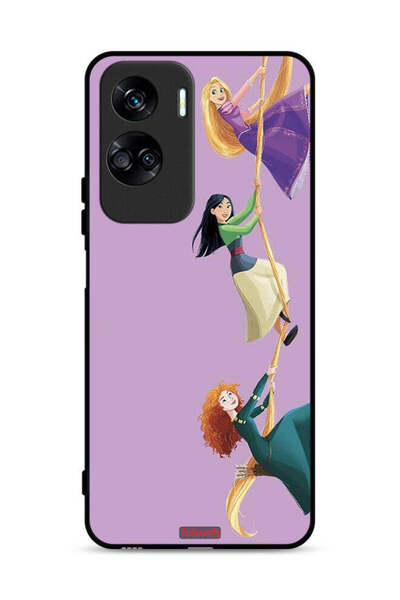 Tolwak غطاء حماية لهاتف Honor 90 Lite 5G برسومات تسلق الفتيات