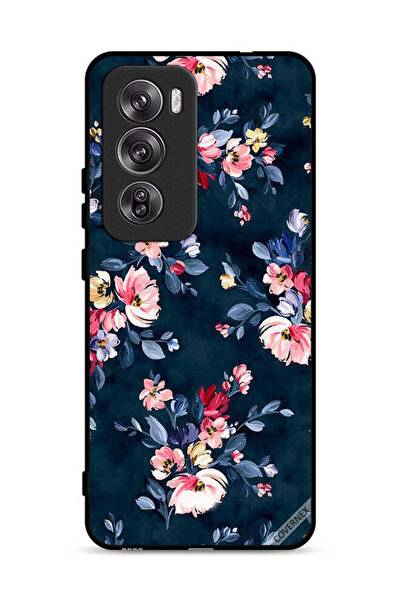 Covernex غطاء حماية لهاتف Oppo Reno12 Pro 5G مزين بزهور مرسومة يدويًا