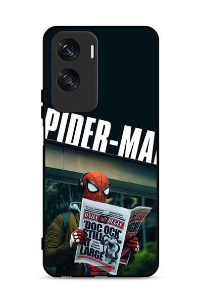 Tolwak غطاء حماية Honor X50i 5G سبايدرمان يقرأ جريدة