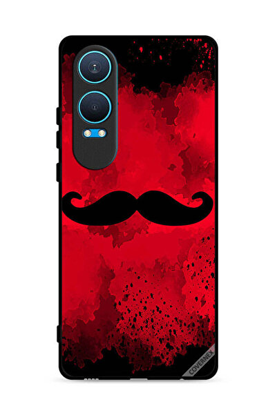 Covernex غطاء حماية لهاتف OnePlus Nord CE4 Lite 5G بشعار Mustache
