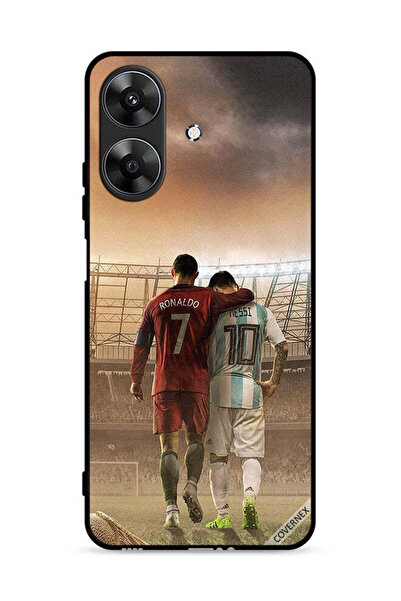 Covernex غطاء حماية لهاتف Realme Note 60 4G ميسي وكريستيانو رونالدو