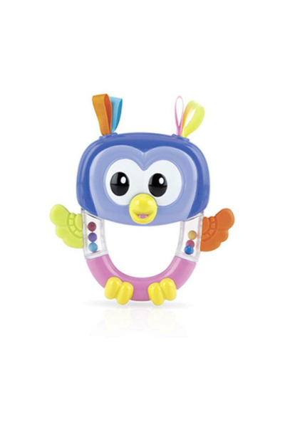 Nuby Teething toy, Nuby, Rattle, Owl, BPA Free, 3+ months, Multicolor