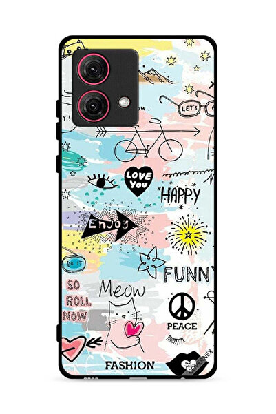 Covernex غطاء حماية لهاتف موتورولا موتو جي 84 5 جي بتصميم دودل مياو إنجوي