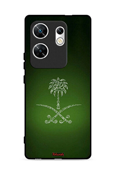 Tolwak غطاء حماية لهاتف إنفينيكس زيرو 30 4G، لافتة المملكة العربية السعودية ا...