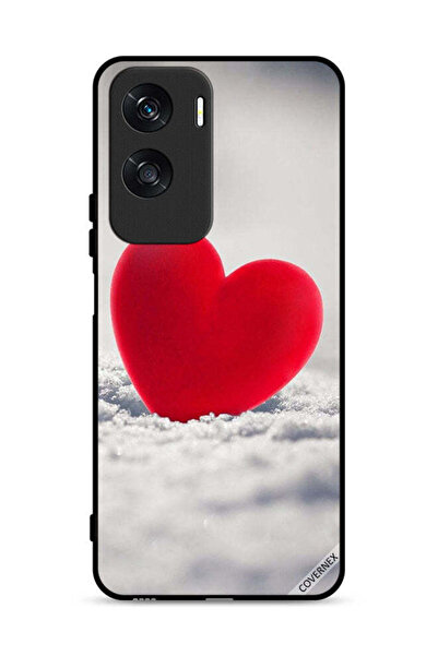 Covernex غطاء حماية لهاتف Honor X50i 5G بتصميم قلب أحمر جميل