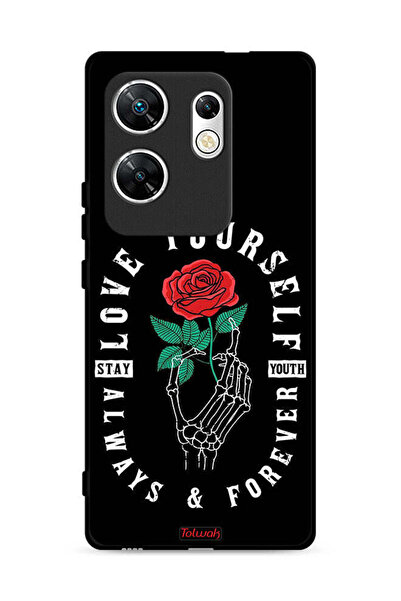 Tolwak غطاء حماية لهاتف Infinix Zero 30 4G - أحب نفسك دائمًا