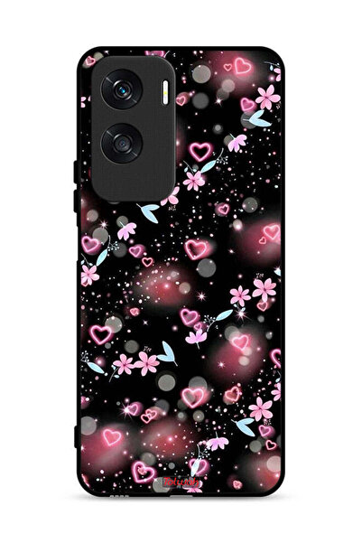 Tolwak غطاء حماية لهاتف Honor X50i 5G بنقشة قلوب وأزهار صغيرة