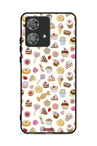 Tolwak غطاء حماية لهاتف موتورولا إيدج 40 نيو 5G بنمط العناصر المفضلة